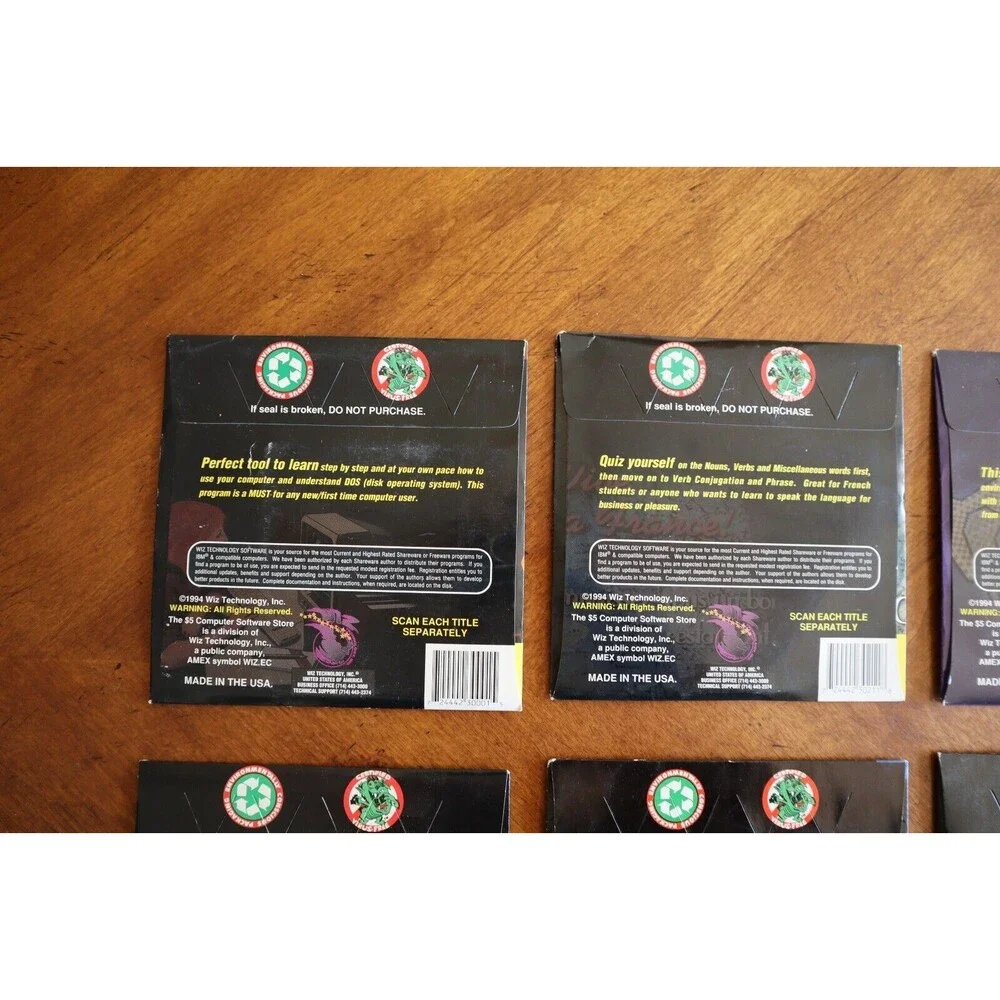 Lot Of 8 Sealed 3.5